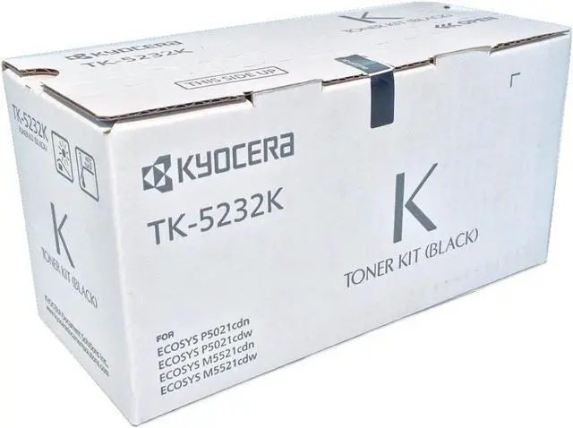 Alt view image 12 of 12 - Kyocera TK-5232K, TK5232K Black Toner Cartridge