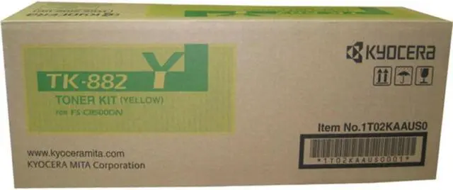 Alt view image 2 of 2 - Kyocera Mita TK-882Y Toner Cartridge - Yellow