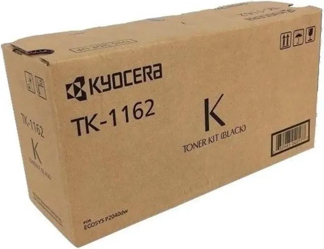Alt view image 4 of 4 - Black Toner Cartridge for Kyocera TK-1162 ECOSYS P2040dw, Genuine Kyocera Brand