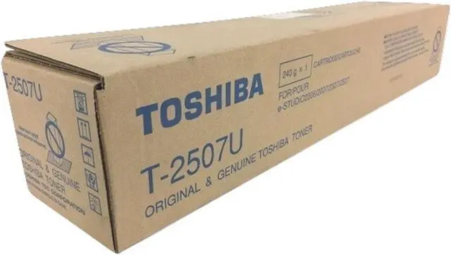 Alt view image 3 of 3 - Black Toner Cartridge for Toshiba T-2507U E STUDIO 2007, E STUDIO 2306, E STUDIO 2507, Genuine Toshiba Brand