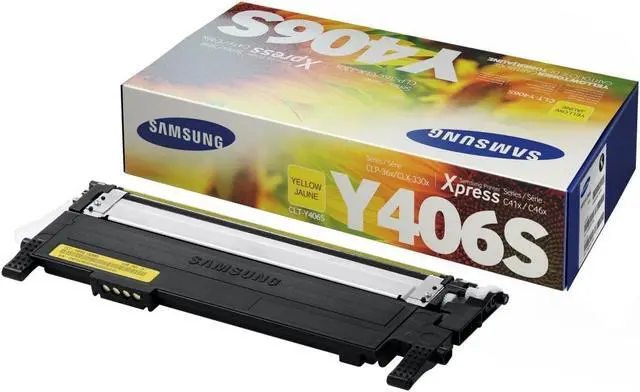 Alt view image 9 of 9 - Samsung CLT-Y406S Yellow Toner Cartridge