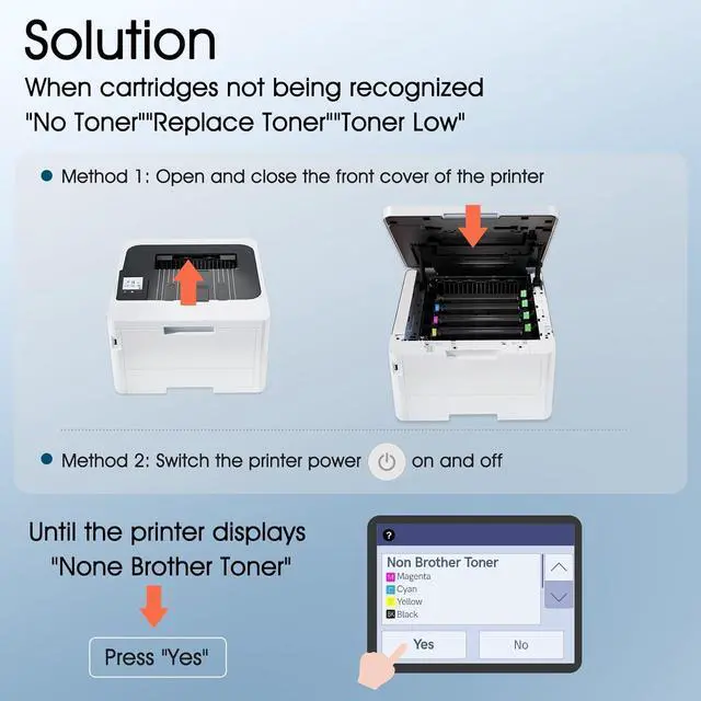 Alt view image 6 of 6 - TN229 TN229XL 229XL MFC-L3780CDW Toner Cartridges: Compatible for Brother TN229XL TN229 TN 229 HL-L3220CDW HL-L3280CDW MFC-L3720CDW HL-L3300CDW HL-L3295CDW Printer ( 229XL Toner Cartridges 4 Pack)