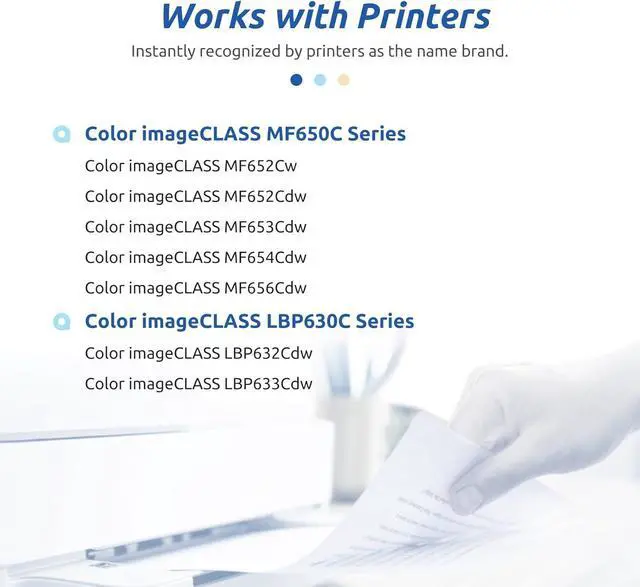 Alt view image 2 of 7 - INK E-SALE 067H 067 Black Toner Cartridge High Capacity Compatible Replacement for Canon 067H 067 Works for Canon ImageClass MF654Cdw MF653Cdw MF656Cdw LBP632Cdw LBP633Cdw LBP630C MF650C 1-Pack