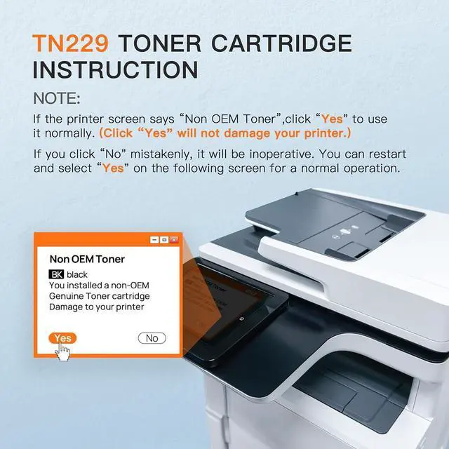 Alt view image 7 of 7 - E-Z Ink Compatible Replacement for Brother TN229 TN229xl Toner Cartridges 4 Pack High Yield for MFC-L3780CDW HL-L3280CDW MFC-L3720CDW HL-L3220CDW HL-L3295CDW HL-L8245CDW TN-229 TN229 B/C/M/Y (4 Pack)