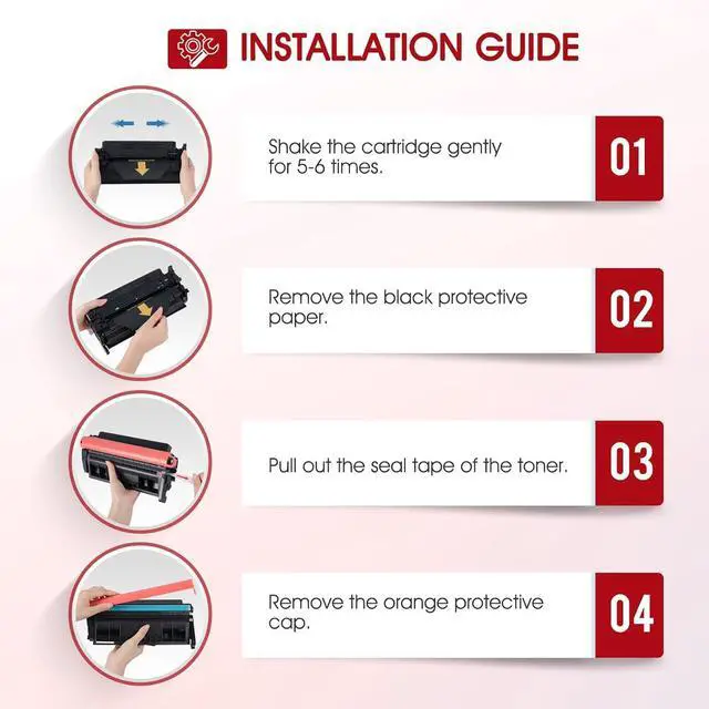 Alt view image 5 of 6 - 070H 070 Black Toner Cartridge 2 Packs CRG-070H 070H 070 Toner Compatible for Canon 070 070H CRG070 CRG-070 CRG070H CRG-070H Toner Cartridge for Canon imageCLASS MF465 MF462 LBP247 LBP246 Printer Ink