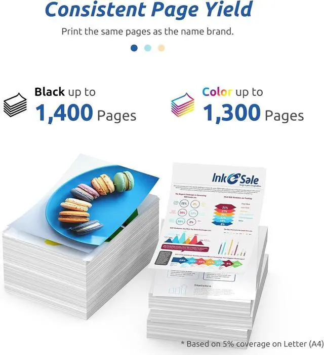 Alt view image 3 of 6 - INK E-SALE 202A CF500A Remanufactured 202A CF500A CF501A CF502A CF503A Toner Cartridge Replacement for HP Color Pro M254 M254dw M254nw M280 M280nw M281 M281cdw M281fdn M281fdw Printer (4 Packs)