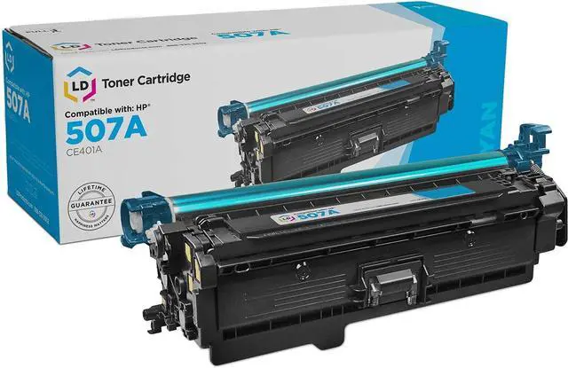 Main image of LD Products Remanufactured Toner Cartridge Replacement for HP 507A 507X CE401A (Standard Yield, Cyan) for use in Laserjet Enterprise M551n M551dn M551xh M570dw M570dn M575c M575dn M575f