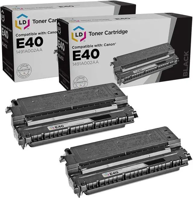 Main image of LD Products Toner Cartridge Replacement for Canon E40 E30 E31 E16 E20 1491A002AA Black Toner Cartridge for PC-170 PC-940 PC-795 PC-950 PC-745 PC-980 High Yield (2-Pack)