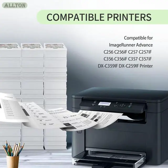 Alt view image 2 of 6 - GPR58 GPR-58 Toner Cartridge Compatible for Canon GPR-58 Toner Cartridge Replacement for Canon ImageRunner Advance C256 C256iF C257 C257iF C356 C356iF C357 C357iF DX-C359IF DX-C259IF Printer(4-Pack)