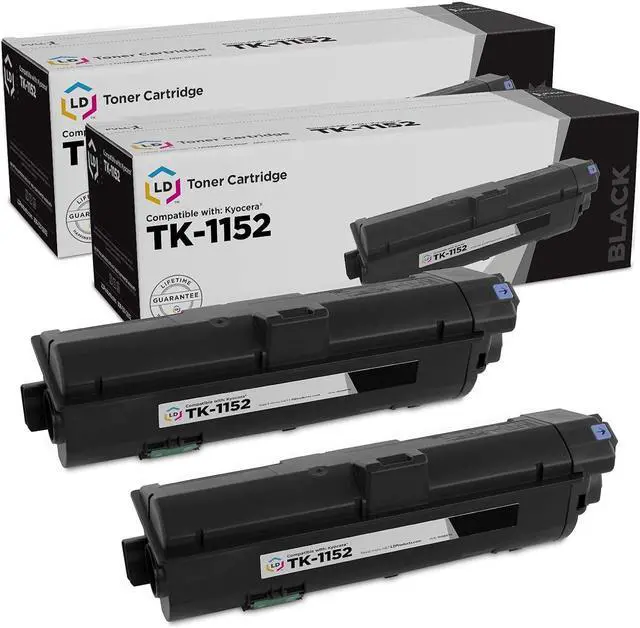 Main image of LD Products Compatible Toner Cartridge Replacements for Kyocera TK-1152 1T02RV0US0 (Black, 2-Pack) Compatible with The Following Kyocera Printer Model M Series M2635dw