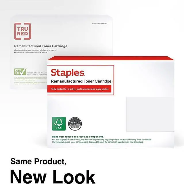 Alt view image 2 of 7 - STAPLES Standard Toner Cartridge, Remanufactured, Up to 3,100 Pages  Replacement for HP 26A, Black