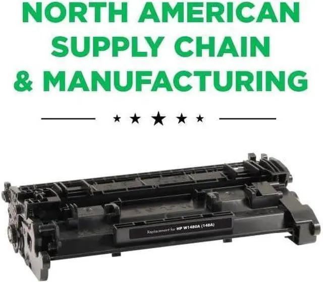 Alt view image 2 of 5 - Clover Remanufactured Toner Cartridge Replacement for HP 148A (W1480A) | Black