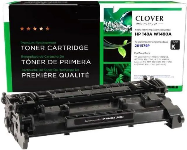 Main image of Clover Remanufactured Toner Cartridge Replacement for HP 148A (W1480A) | Black