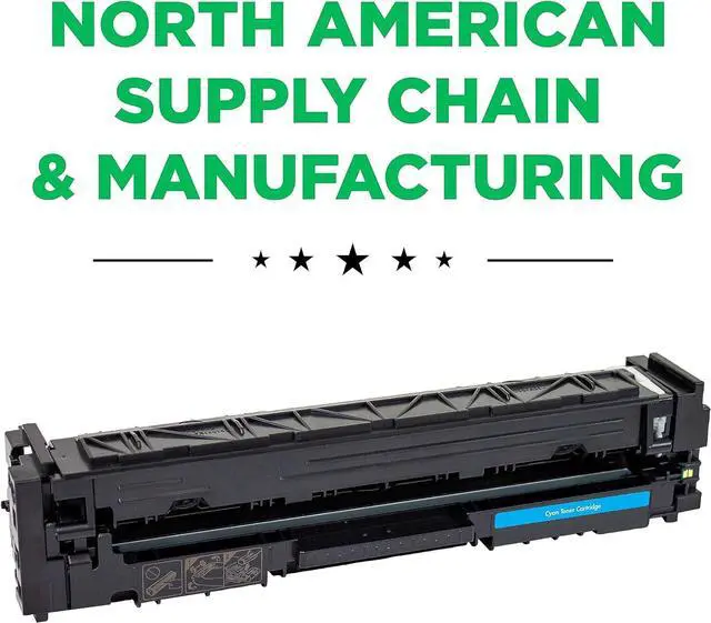 Alt view image 2 of 6 - Clover Remanufactured Toner Cartridge (Reused OEM Chip) Replacement for HP 206A (W2111A) | Cyan
