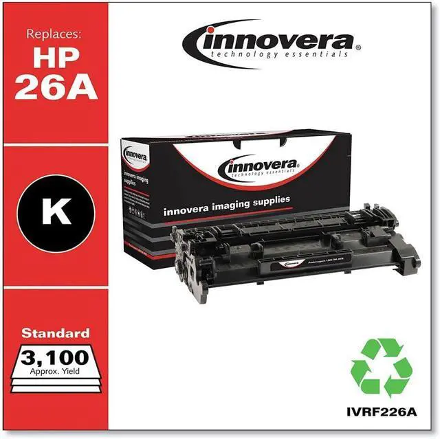 Alt view image 3 of 3 - Innovera Remanufactured Black Toner, Replacement for 26A (CF226A), 3,100 Page-Yield