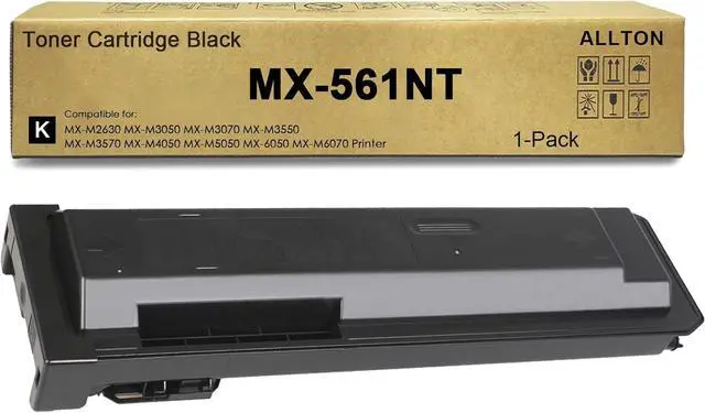 Main image of MX-561NT MX561NT Black Toner Cartridge Replacement for Sharp MX-M2630 M3050 M3070 M3550 M3570 M4050 M5050 M6050 M6070 Printer(1-Pack)