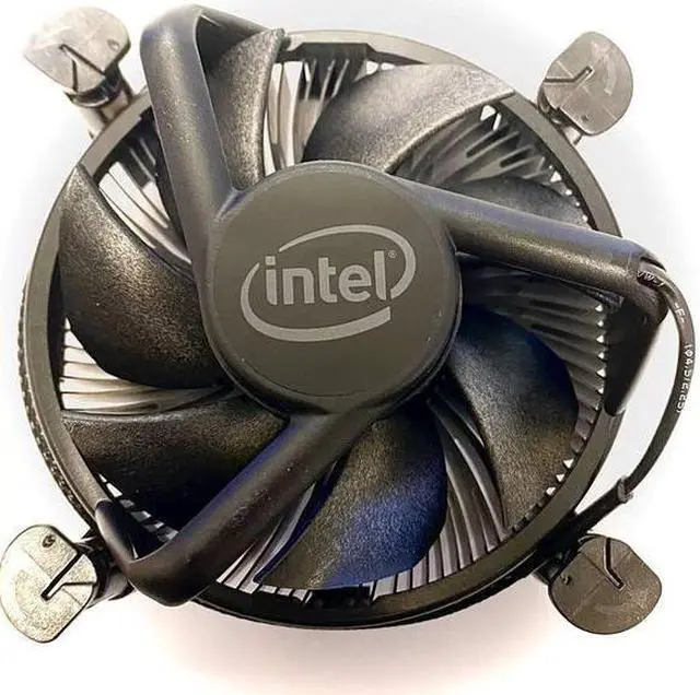 Alt view image 6 of 10 - Intel K69237-001/E97379-001/E97378-001 LGA 1200/115X PWM Aluminum Stock Cooler Fan(All-Black) from i9-10900