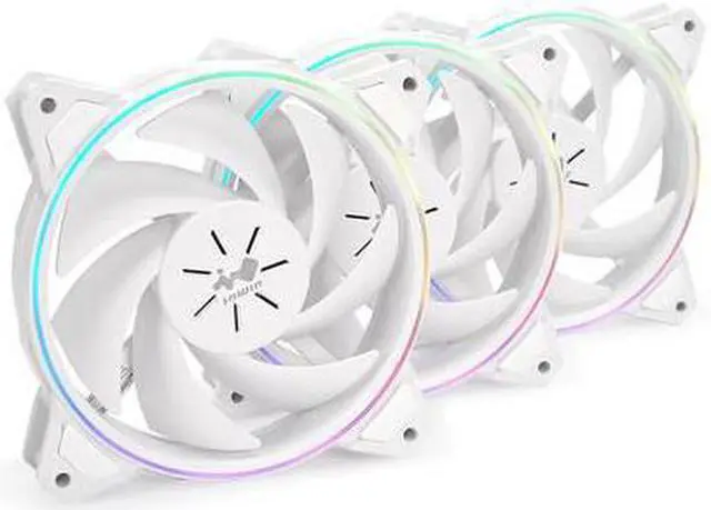 Alt view image 2 of 4 - in win sirius pure (asp120) 120mm white addressable rgb fan