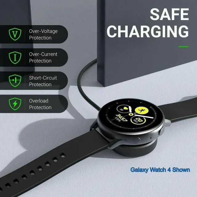 Alt view image 2 of 6 - Wireless Magnetic Charger For  Galaxy Watch 5/5 Pro/4/3/Active 2/Classic