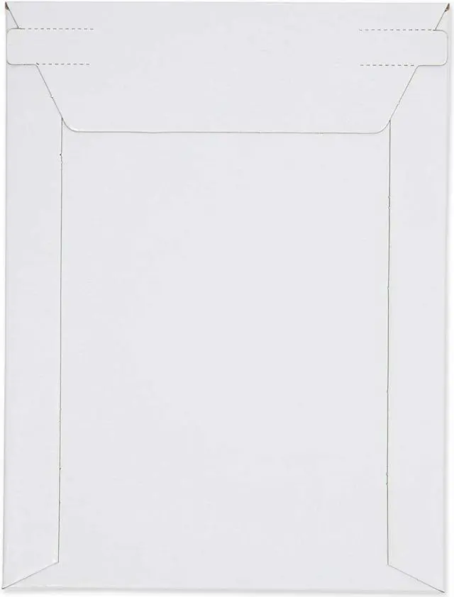 Alt view image 5 of 6 - 250 - 6" x 8" White CD/DVD Photo Ship Flats Cardboard Envelope Mailer Mailers