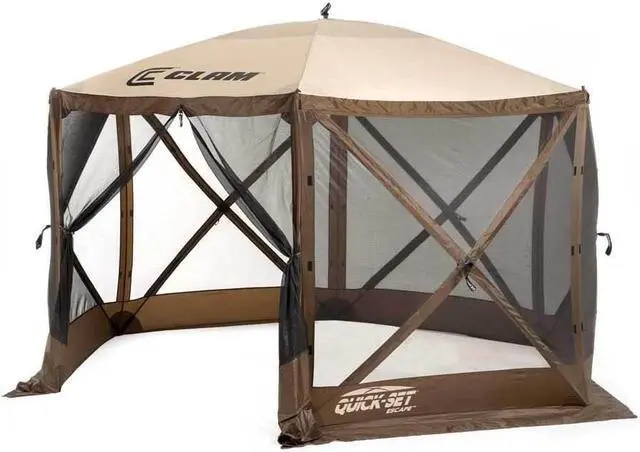 Alt view image 2 of 6 - Quick Set Escape Pop Up Camping Outdoor Canopy Gazebo Shelter with 6 Panels