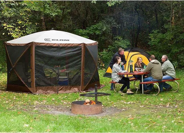 Alt view image 6 of 6 - Quick Set Escape Pop Up Camping Outdoor Canopy Gazebo Shelter with 6 Panels