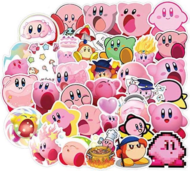 Kirby Custom Printable Water Bottle Labels. Kirby Party Decorations.  Printable Digital File. 