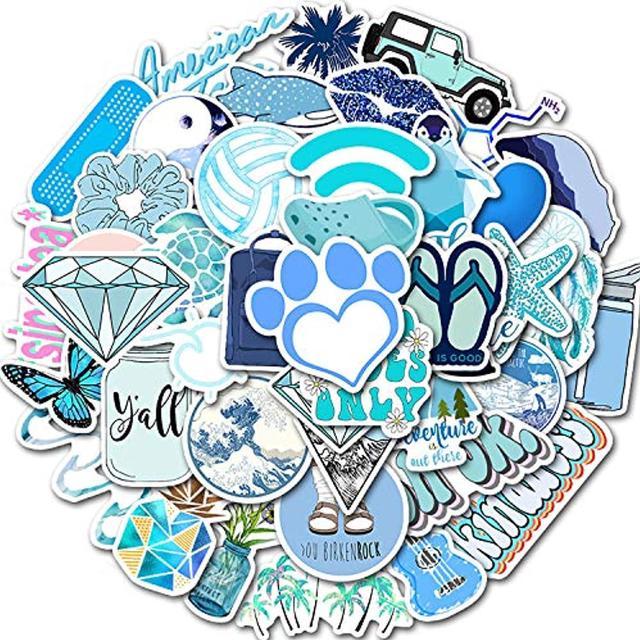 30 Pack Artsy Stickers Cute Water Bottle Stickers Waterproof, Vsco