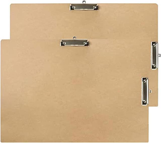 11 X 17 Clipboards Double Clip Hardboard Extra Large Clipboard 11X17  Clipboard Low Profile Clip Art Clipboard High-Quality Mdf Materials Drawing  Clipboard Pack Of 2 