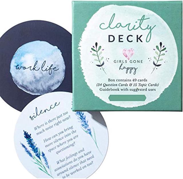 Clarity Deck, Conversation Cards For Self Care, Personal Growth, And  Friendship, 49 Thoughtful Question & Topic Cards