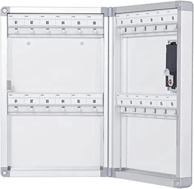 Alt view image 2 of 6 - Key Organizer Lock Box, Key Box Wall Mount With Code Lock And Key Tag For House Keys Outdoor Key Cabinet