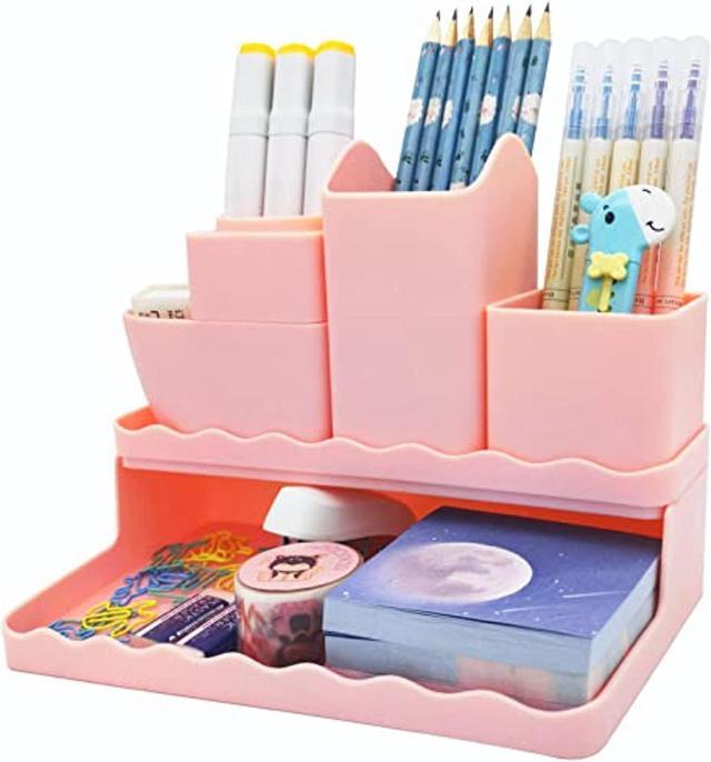 Plastic MOD Desk Caddy Organizer for Pens and Pencils Office 