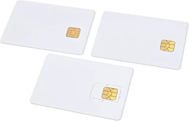 Alt view image 5 of 5 - Java Cards Compatible J2a040 Smart Chip Cards With 2 Track 8.4Mm Black Hico Magnetic Stripe (5Pack)