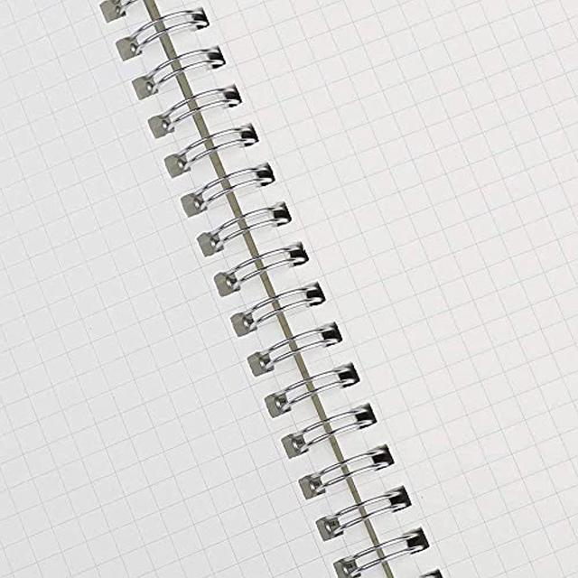 Graph Paper Notebook 3 Pack A5 Spiral Grid Notebook 5.7 X 8.3 5 X 5mm  Graph Ru