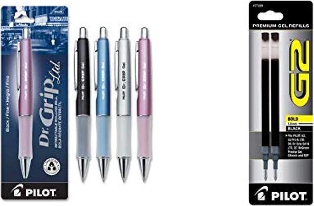 Pilot G-2 Retractable Gel Roller Pen, Bold, Black