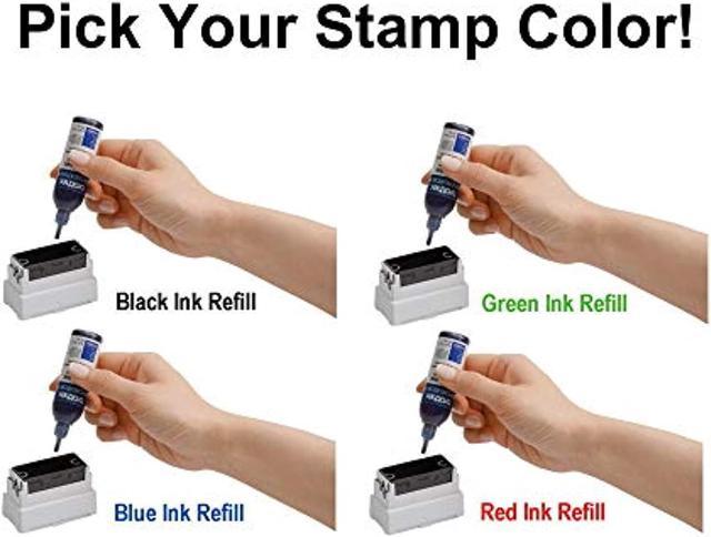 6/Pack Stamp Creator Rubber Stamp Ink Refill (Green) For Brother Sc2000 