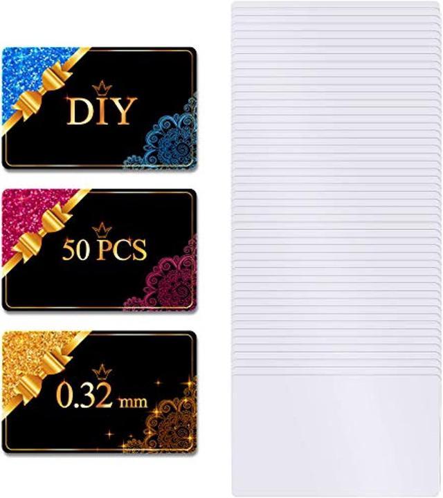 Sublimation Metal Business Cards 0.32 Mm Thick 3.4 X 2.1 X 0.013