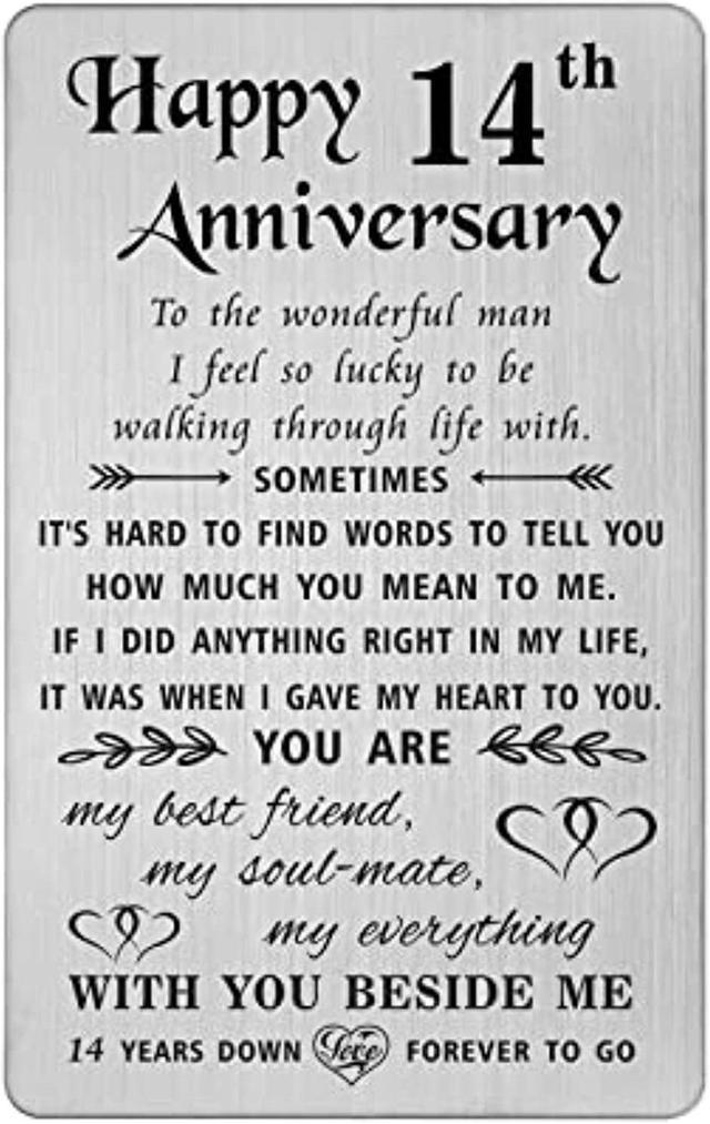14th Wedding Anniversary Wishes To Friend - Jemima Jennee