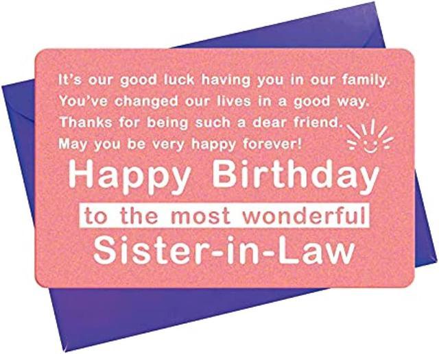 sister in law birthday wishes messages