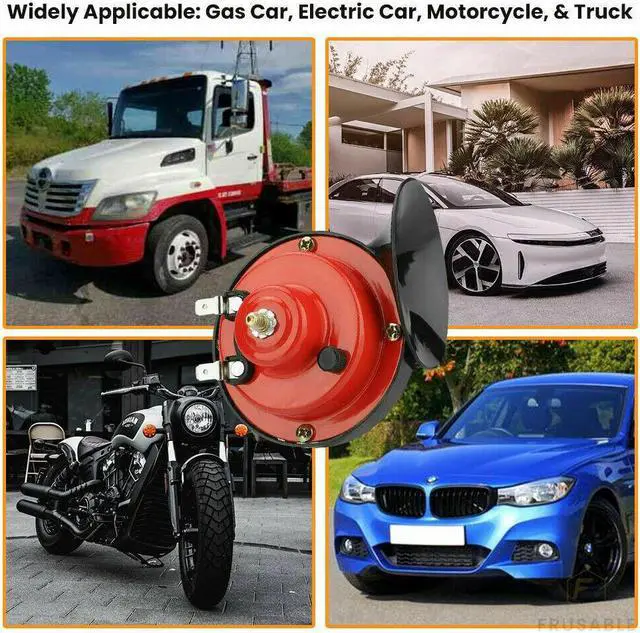 Alt view image 2 of 6 - 12V Super Loud Train Horn Waterproof for Motorcycle Car Truck SUV Boat