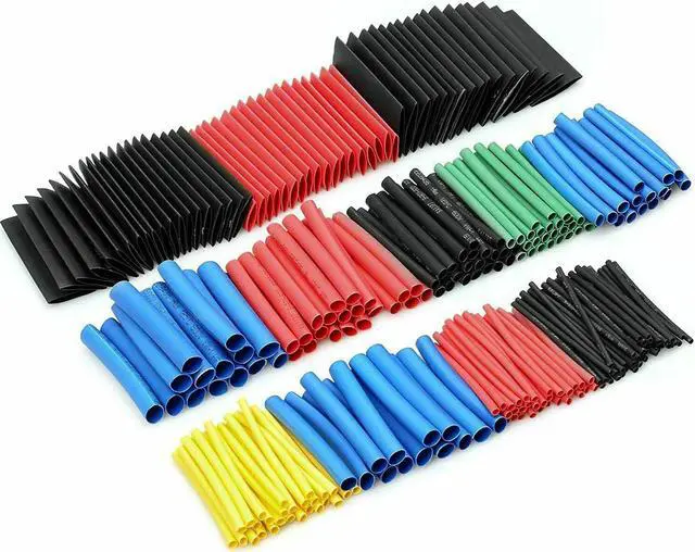Alt view image 2 of 6 - 560 PCS. 2:1 HEAT SHRINK TUBING TUBE SLEEVING WRAP CABLE WIRE 5 COLORS 12 SIZES