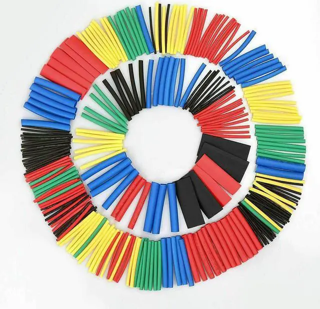 Alt view image 6 of 6 - 560 PCS. 2:1 HEAT SHRINK TUBING TUBE SLEEVING WRAP CABLE WIRE 5 COLORS 12 SIZES