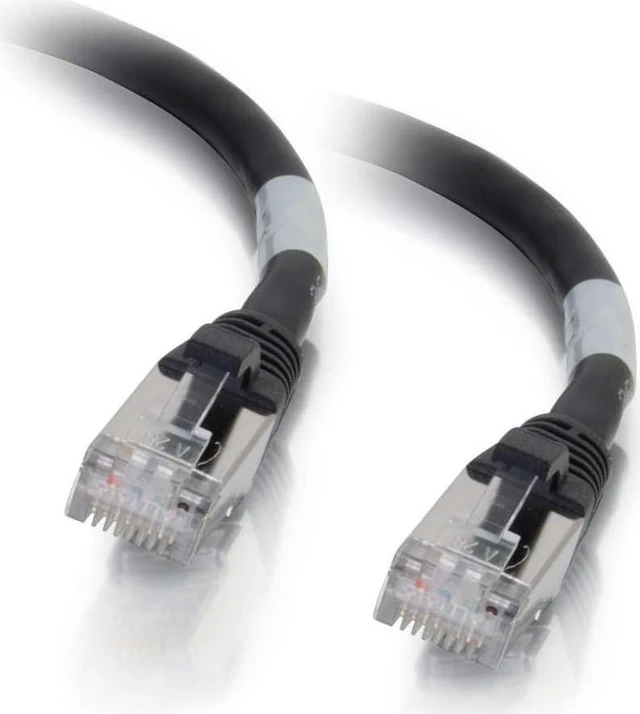 Main image of C2G 00719 Cat6a Cable - Snagless Shielded Ethernet Network Patch Cable, Black (20 Feet, 6.09 Meters)