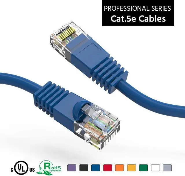 Alt view image 4 of 4 - iMBAPrice Blue 100 Feet CAT5e RJ45 Patch Ethernet Network Cable For PC, Mac, Laptop, PS2, PS3, XBox, and XBox 360