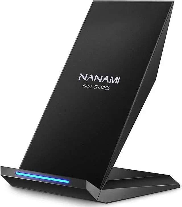 Main image of Fast Wireless Charger Qi Certified Wireless Charging Stand Compatible iPhone 14/13/12/SE 2020/11/XS Max/XR/X/8 Plus Samsung Galaxy S23/S22/S21/S20/S10/S9/Note 20 Ultra/10 and Qi-Enabled Phone