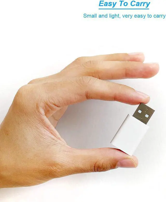 Alt view image 6 of 7 - USB Type C Female to USB Type A Male Adapter USB C TO USB Charger Cable Adapter Compatible with MagSafe Wirless Charger/iPhone 12 11 Mini Pro Max/iPad Pro/MacBook/Pixel 2 3 4 5l (White 2Pack)