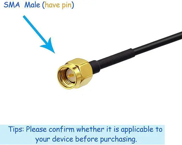 Alt view image 7 of 7 - Xiaogan Dual Band WiFi 2.4GHz 5GHz 5.8GHz 9dBi Magnetic Base SMA Male Antenna for Wireless Vedio Security Camera Surveillance Recorder Vehicle Truck Trailer Rear View Backup Camera Reversing Monitor
