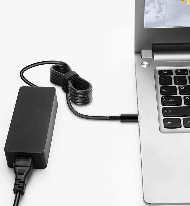 Alt view image 2 of 5 - USB C Laptop Charger 65W 45W for HP Chromebook 11A 13 14 G5 G6 G7 G8, Spectre X360 13 15 EliteBook x360 735 745 755 830 840 850 G5 Type-C Power Supply Adapter Fit Lenovo Dell ASUS ACER Laptop