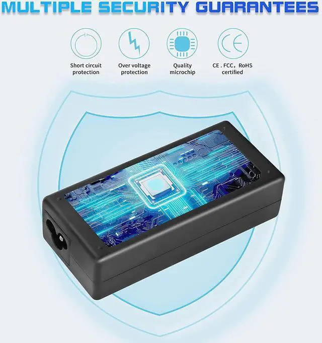 Alt view image 5 of 6 - 65W USB C Type C Charger for Lenovo ThinkPad X1 Carbon X280 X380 X390 T480 T480s T490 T490s T590 L380 L390 E580 E590 E595 Chromebook C330 100E 300E 500E N23 Yoga 910 920 720 730 AC Adapter Power Cord
