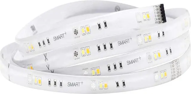 Alt view image 2 of 7 - SYLVANIA Smart LED WiFi Full Color Light Strip 6.5 ft Dimmable Compatible with Alexa and Google Home Only - 1 Pack (75704)